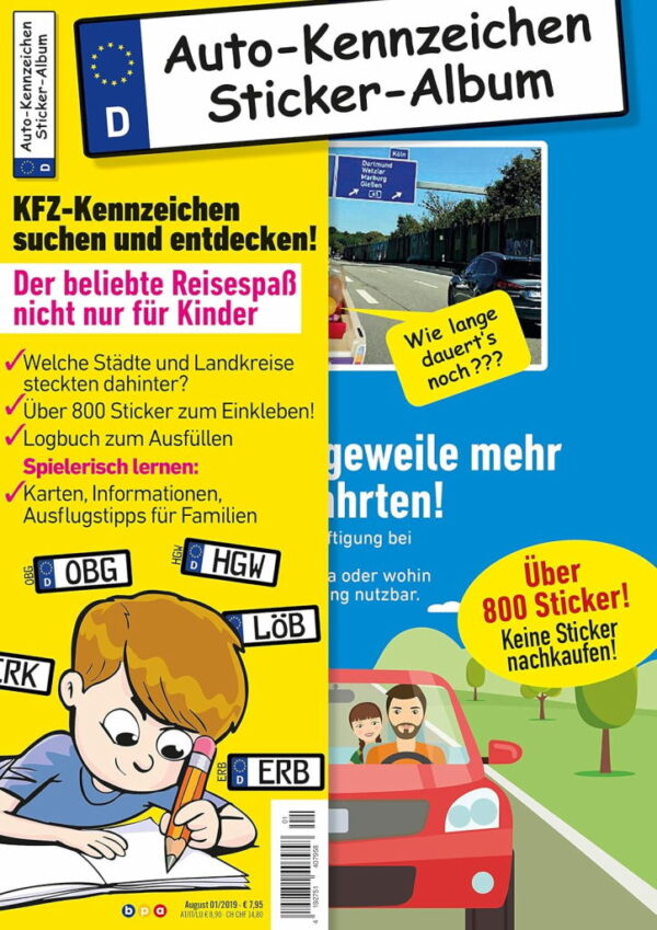 Rezension: Auto-Kennzeichen Sticker-Album