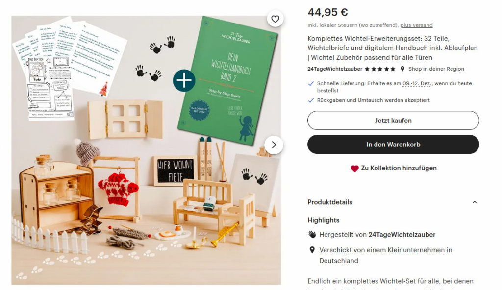 Werbung Etsy Weihachtsgeschenke Guide amberlight Einkäufe 2024