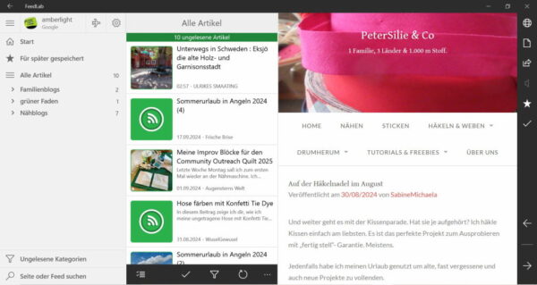 Feedly vs. FeedLab von ClevLab